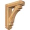 Ekena Millwork Merced Arts and Crafts Rough Sawn Bracket w/ Offset Brace, Western Red Cedar, 6"W x 22"D x 26"H BKT0604X22X26MRC03RWR - alternate 1